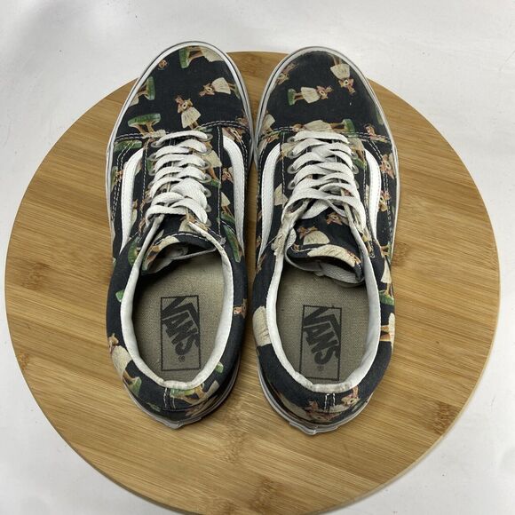 Vans Authentic Hula Girl Aloha Black Lace-Up Mens 7.5 US Womens 9 - Picture 5 of 8